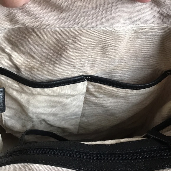 Michael Kors tote extra large Black leather gorgeous 2 top handle bag zip close - Picture 15 of 16